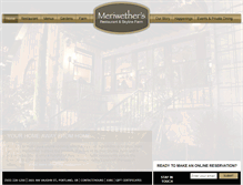 Tablet Screenshot of meriwethersnw.com